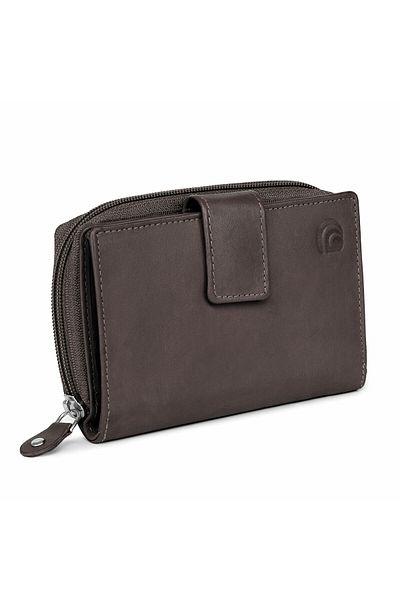 delis Portofel Dama , Annelisse Pt1182, Piele Naturala, Maro