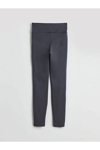 LC Waikiki Lcw Vision Gray Women's Leggings with Elastic Waist