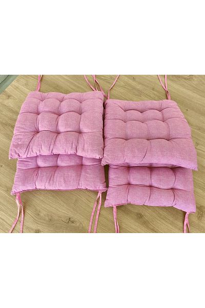 Jutien Chair Cushion Dusty Rose Pink Set of 4
