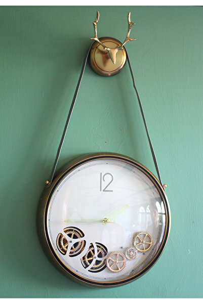 MEKs Wheel Deer Wall Clock