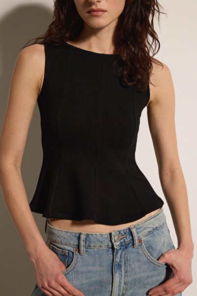 BABOKAH Kuplu Peplum Bluz