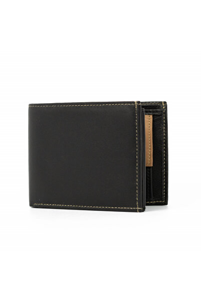 delis Portofel Barbati Denis Pt1026 Piele Naturala, Negru/maro