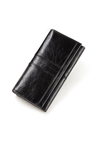 delis Portofel Dama , Azura Pt1209, Piele Naturala, Negru