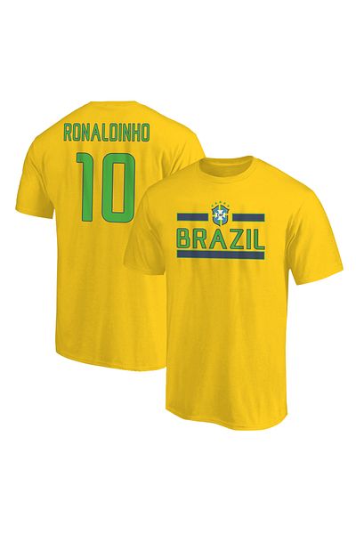 usateamfans Μπλουζάκι Βραζιλίας Ronaldinho Ga cho