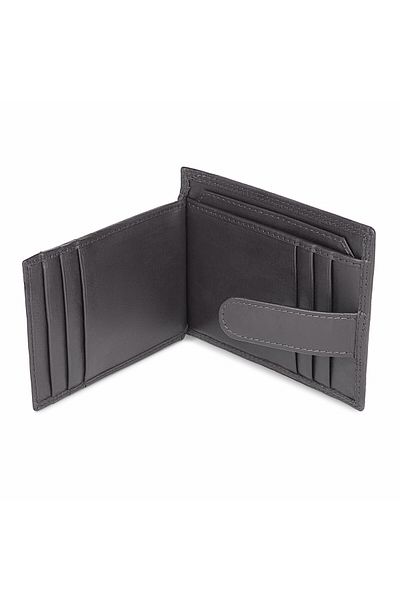 delis Unisex Card Holder, Cezar Pt1191, Natural Leather, Black