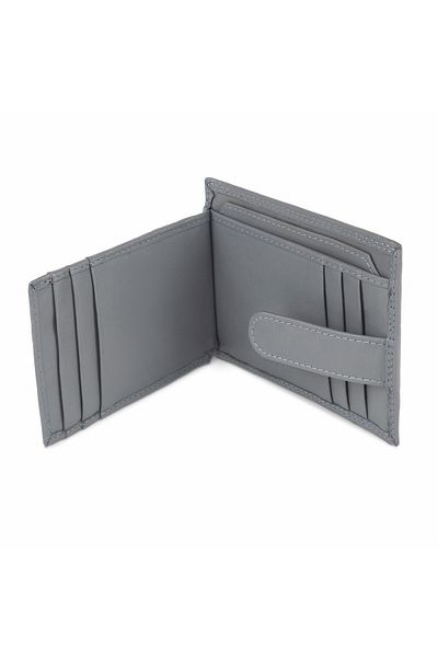 delis Port Card Unisex , Cezar Pt1193, Piele Naturala, Gri