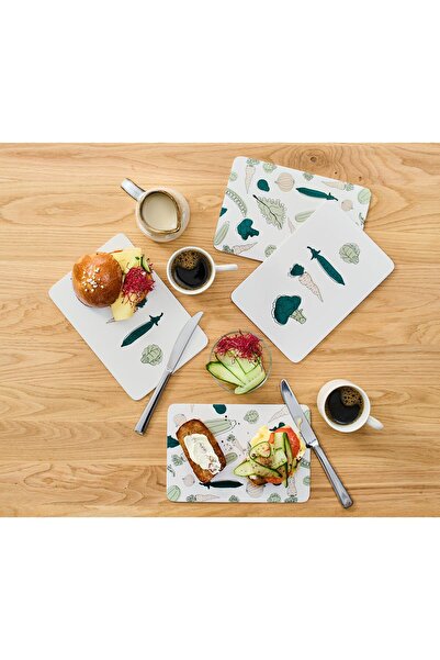 Tchibo 4 Pieces Breakfast Serving Board