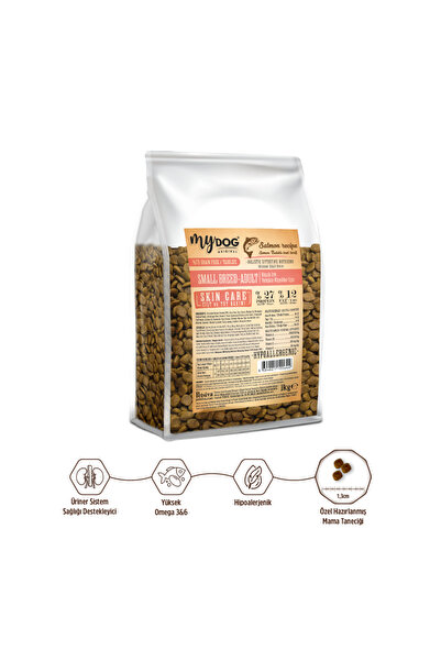 mydog Originial Az Tahıllı Somon Balıklı Küçük Taneli Küçük Irk Köpek Maması ...