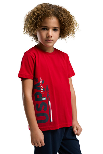 U.S. Polo Assn. Base. Polo Kids Crew Neck Short Sleeve Double Set Vr.U.S.D20.Ç13.Y.11