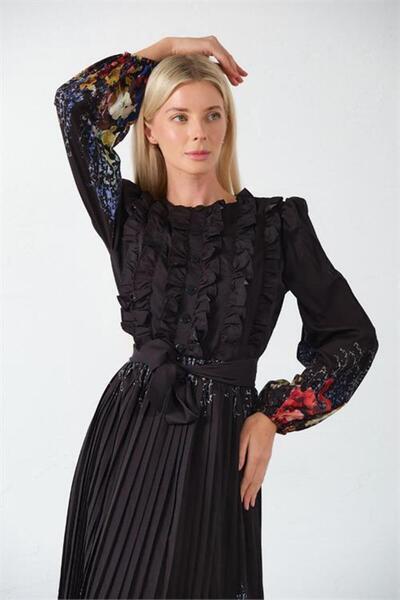 Dipmoda Γυναικείο φόρεμα με λευκή ζώνη από την Dipmoda DPMS42156