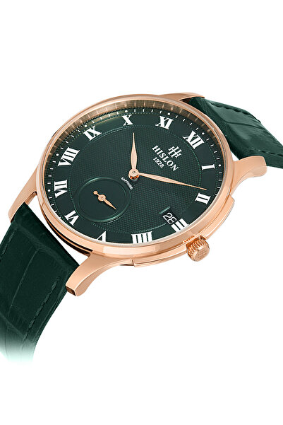 Hislon Cl120R-15Yr Green Classic Men's Wristwatch