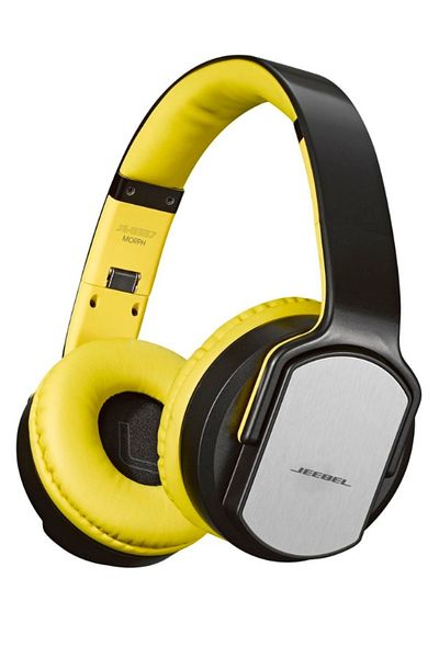 Jeebel | Wireless Bluetooth Headphone & Dual Speakers, 14H Playtime, Bass, Twist-Out Feature |YW