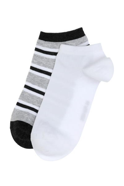 U.S. Polo Assn. Men's Gray Melange Socks 50307869 -Vr086