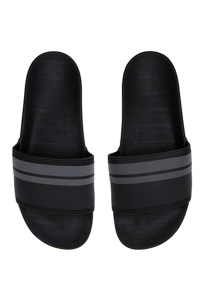 Quiksilver Ανδρική μαύρη καθημερινή καρέκλα Slide Rivi Slippers