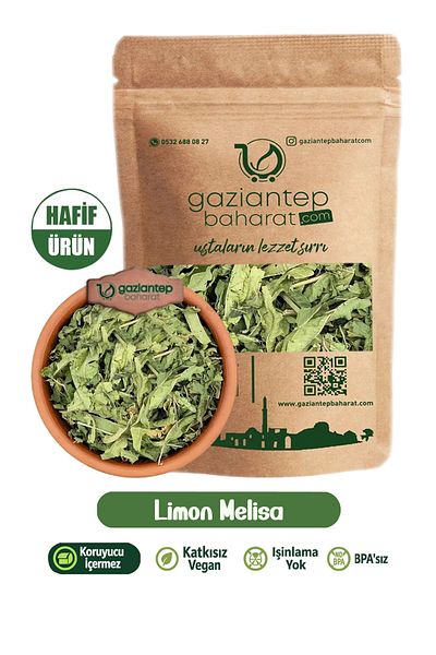 Gaziantep Baharat بلسم الليمون 20 جرام - بلسم الليمون، عشبة الليمون، بلسم النعناع، عشبة المبتدئين، عشبة الليمون