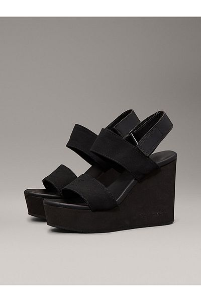 Calvin Klein Wedge Sandal Webbing in