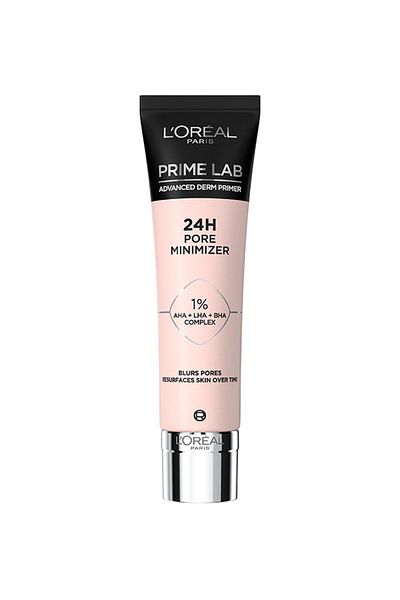 L'Oreal Paris Prime Lab Pore Minimizer Pore Minimizer Primer Containing Aha and Bha - Makeup Base