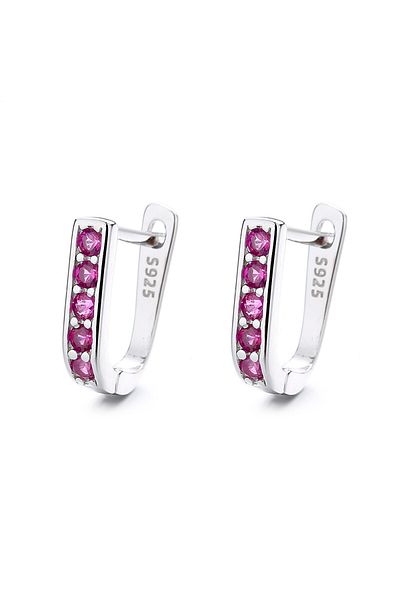 delis Cercei Argint 925, Jw813, Model Elegant, Placati Cu Rodiu