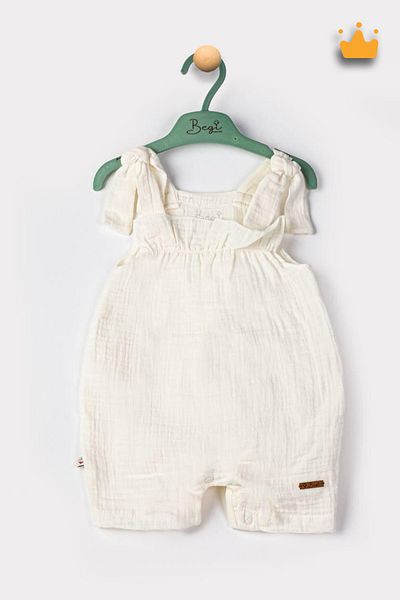Babyhola 0-2 Years Old Cotton Summer Jumpsuit 100% Rope Strap Baby Girl and Child