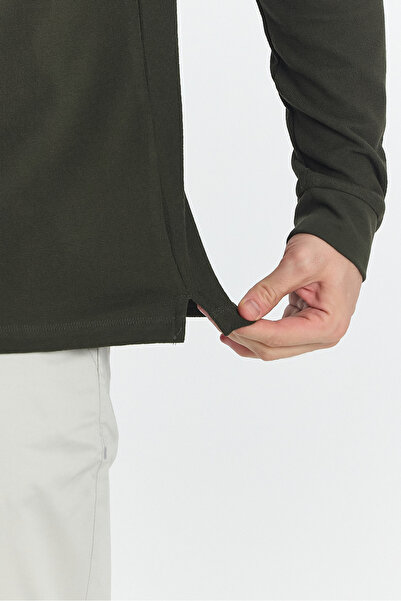 Frappoli Ανδρικό Volex - Φούτερ με λαιμόκοψη πόλο με λίκρα 100% βαμβάκι