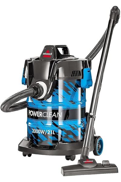 Bissell Powerclean (2027E) Drum Vacuum Cleaner, 21L, Blue
