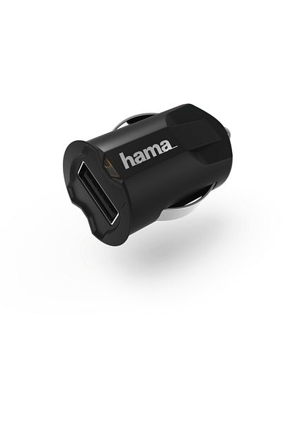 Hama Adaptor incarcare auto USB Hama 2.4A, Negru