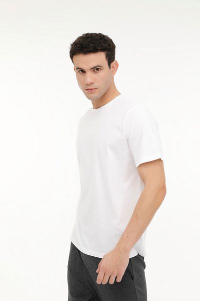 Kinetix Ανδρικό κοντομάνικο T-shirt M-SN220 BSC 4FX White