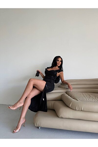 sajarsln Φόρεμα Buzzy Fabric με κουκκίδες