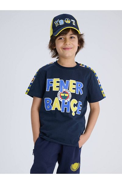 Fenerium Tričko Fenerbahçe Marineblau Ticktock Tribüne Kinder