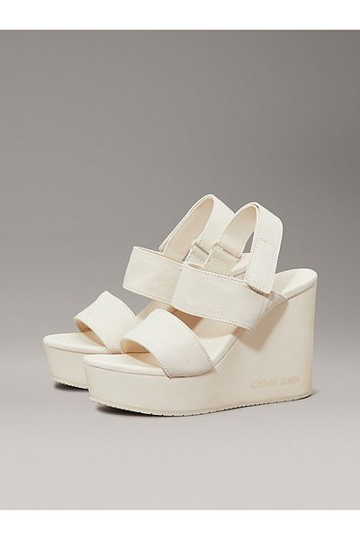 Calvin Klein Wedge Sandal Webbing in