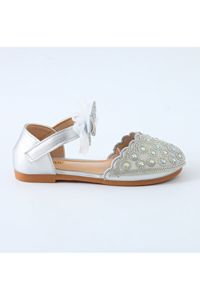 Mark & Mia Mark & Mia Stone Embellished With Butterfly Detail Party Shoes - Silver