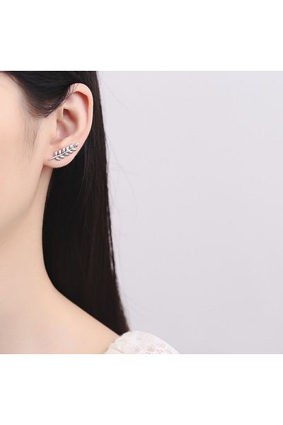 delis Cercei Ear Cuffs Argint 925, Jw681, Model Feriga, Placat Cu Rodiu