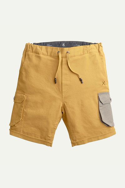 KAFT Men's Cargo Shorts - Kout - Sulphur