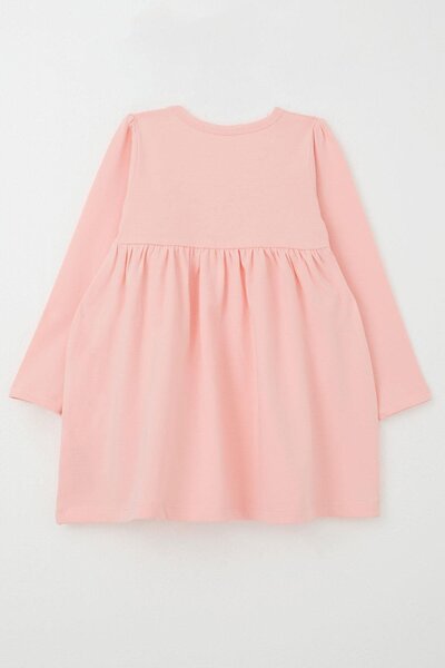 Breeze Φόρεμα για κορίτσια με μακριά μανίκια Daisy με τύπωμα 2-6 ετών, ροζ