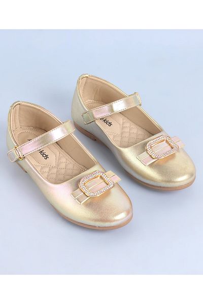 Pine kids Pine Kids Ballerinas with Velcro Closure - Golden