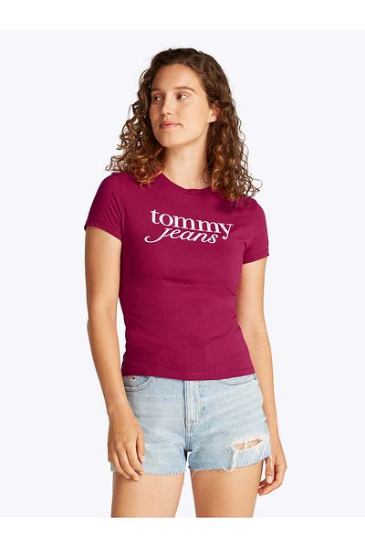 Tommy Hilfiger Tjw Slım Essentıal Logo Tee Ext