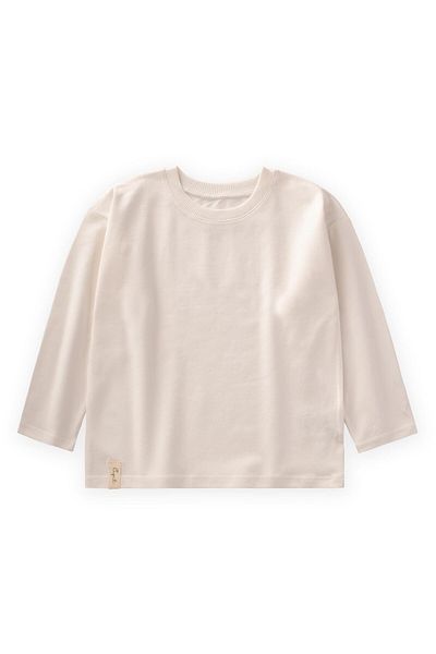 Cigit Seasonal Basic T-Shirt 2-10 Years Ecru