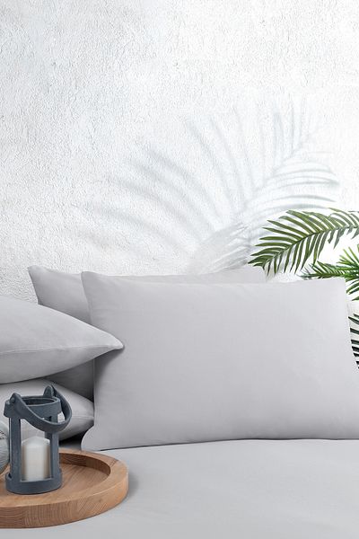 Yataş Gray Softy 2 Pillow Case