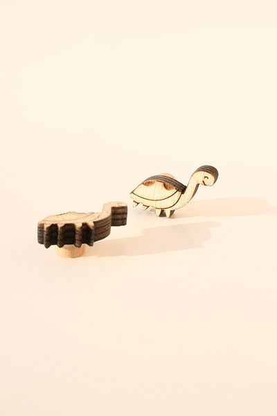 Store مقبض درج خشبي - مقبض درج غرفة الأطفال بأشكال حيوانات - ديكور غرفة الطفل (قطعة واحدة)