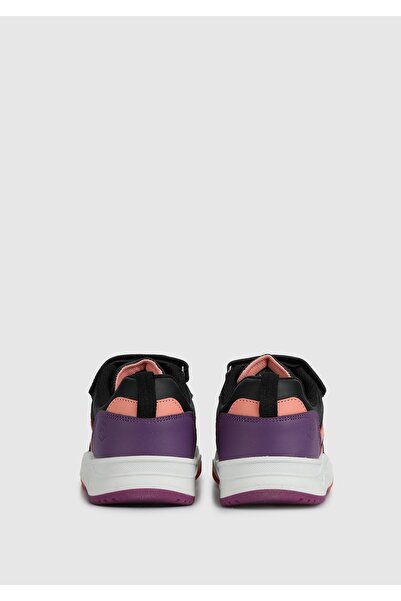 lumberjack Strike 4-Piece Black Girls' Sneakers