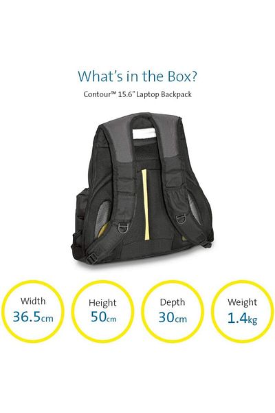 KENSINGTON Contour Backpack |   Ergonomic Backpack for Laptop up to 16 E