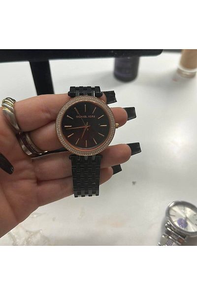 Michael Kors Womens Quartz Watch, Analog Display and Stainless Steel Strap MK3407