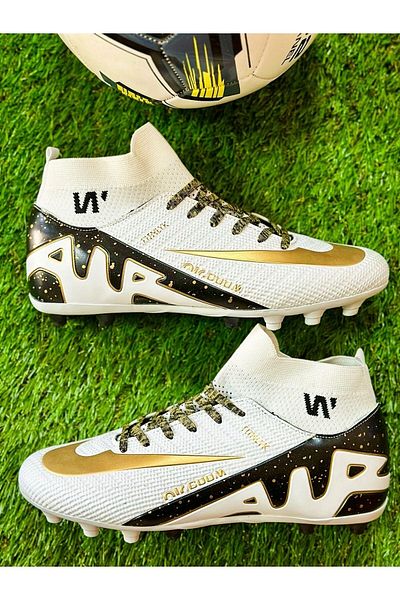 AlbiShoes Men Kids Adult Marcuriel Zoum Siperfly Football Shoes with Turf Football Cleats Socks