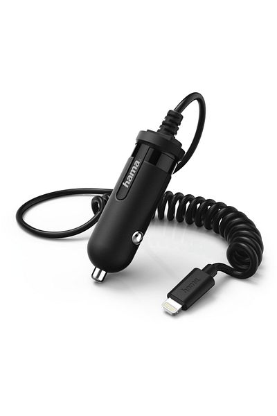 Hama Incarcator auto Hama lightning, 1A, Negru