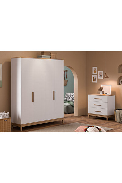 Almila Etto 4 Kapaklı Dolap