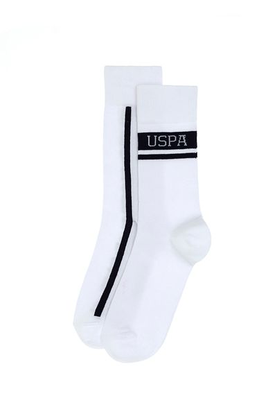 U.S. Polo Assn. Men's White Socks 50311359 -Vr013