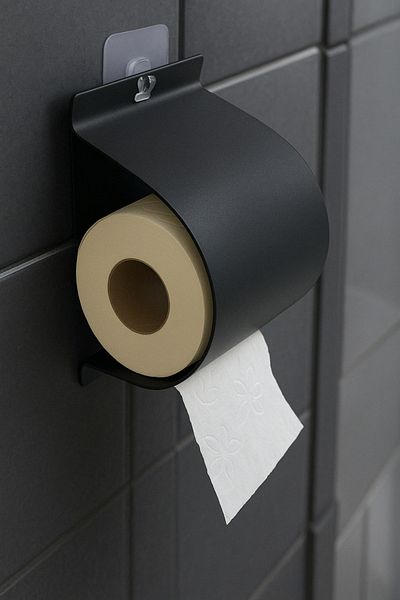 PEKA Adhesive Metal Toilet Roll Holder |   Wc Paper Holder and Toilet Paper Hanger