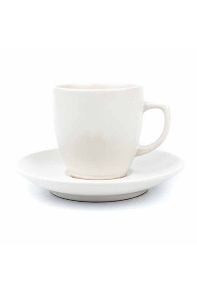 PALTO TASARIM My Unique Mother! Cream Turkish Coffee Cup - Mother's Day Gift Turkish Coffee Cup