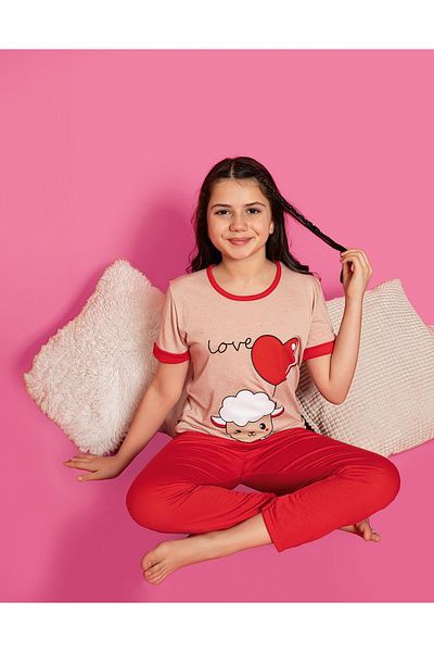 ZambakModa Children's Set with Heart