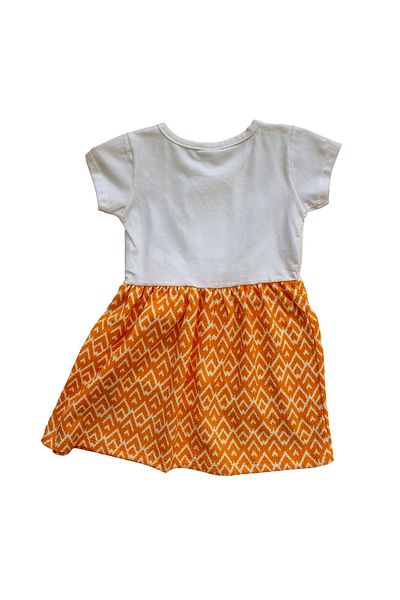 CNS Concept Joyful White Orange Dress